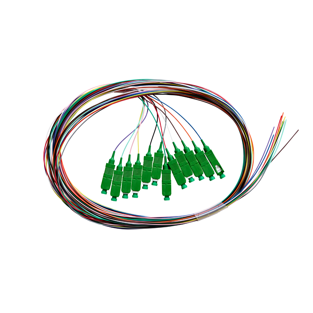 2m Fibre Pigtail SC/APC OS1/OS2 Singlemode | 12 Pack