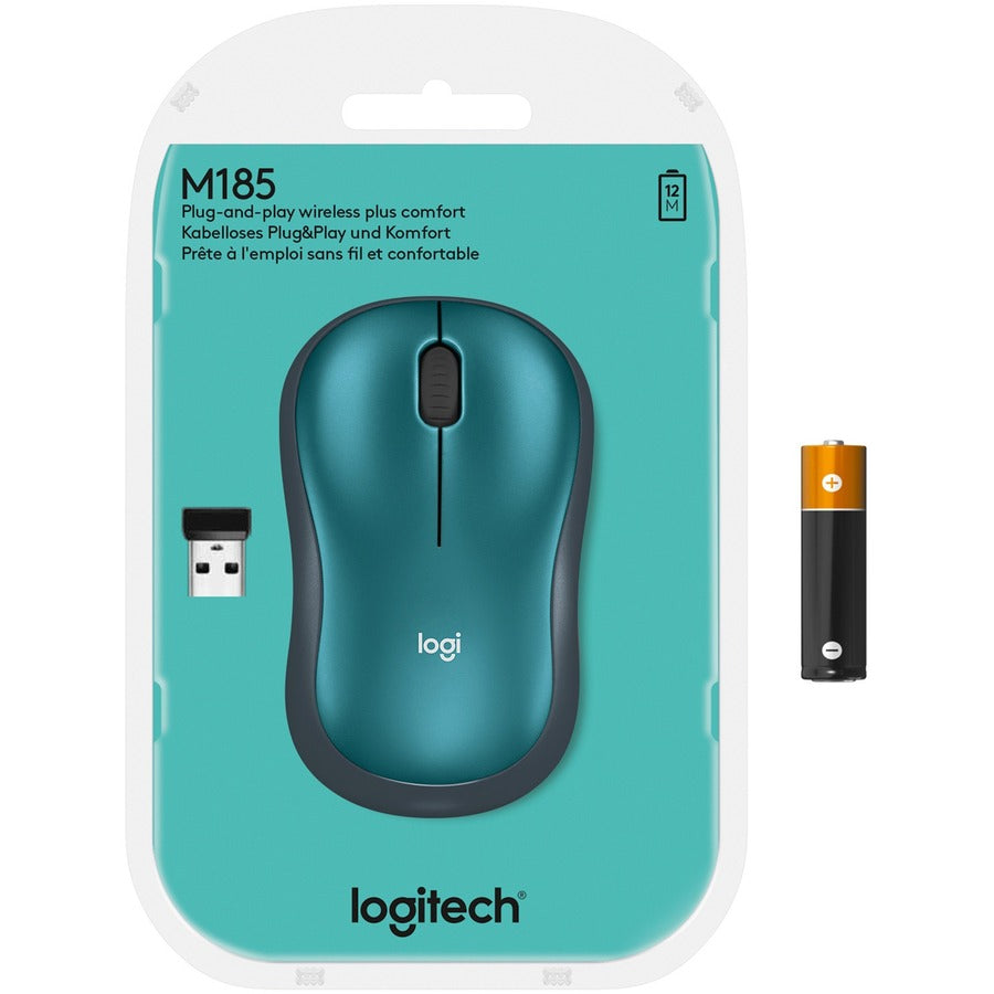 M185 COMFORT WRLS MOUSE BLUE PLUG N PLAY
