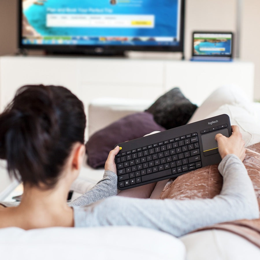 K400 PLUS WRLS TOUCH KEYB BLK