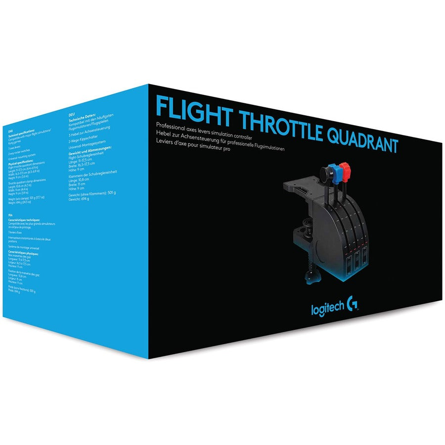 LOGI G PRO FLIGHT THROTTLE QUAD SAITEK
