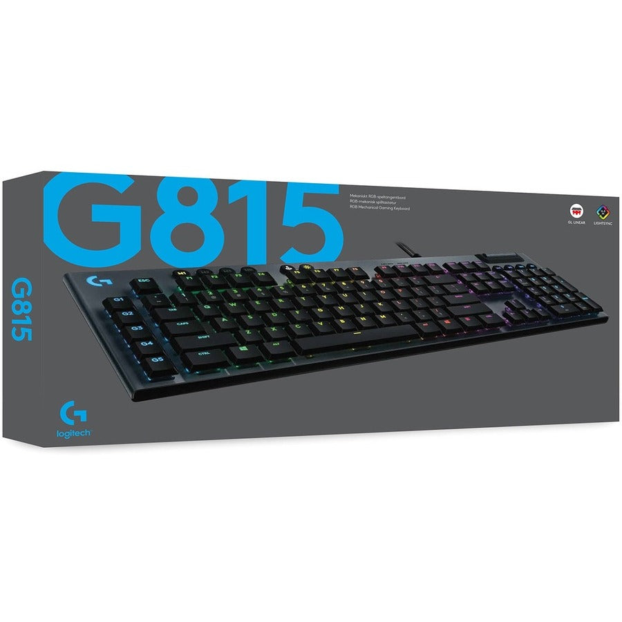 G815 RGB MECHANICAL GAMING KEYB SILVER