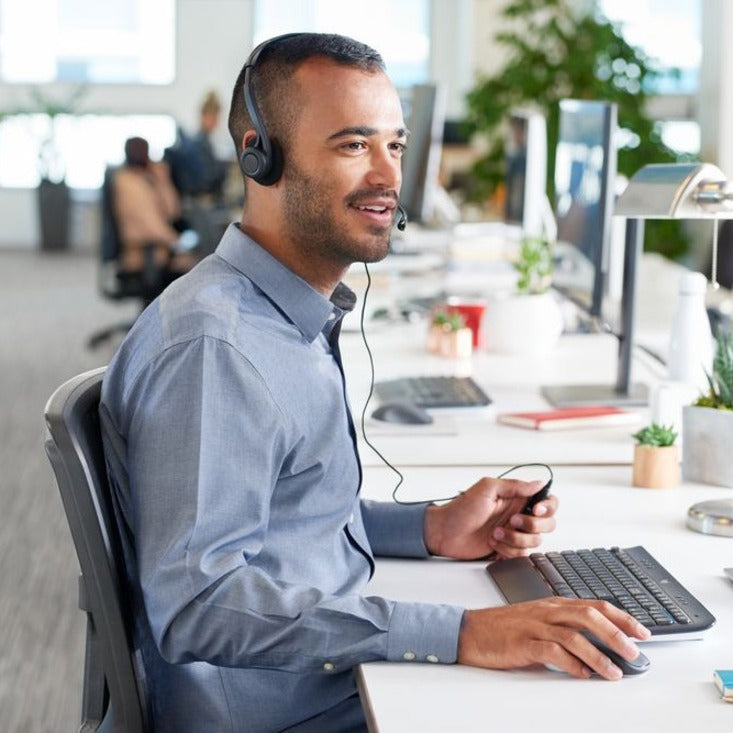 LOGITECH 960 USB COMPUTER HEADSET WHITE BOX