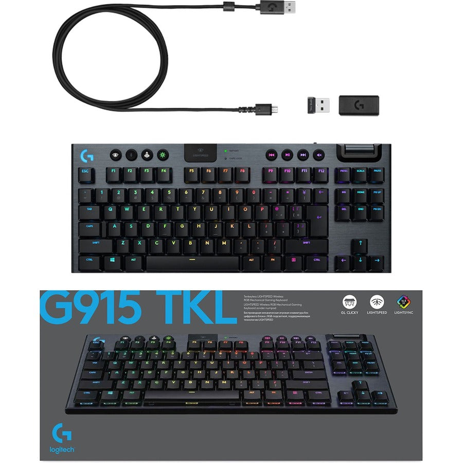 G915 TKL WRLS MECH KB CARBON LINEAR SWITCH