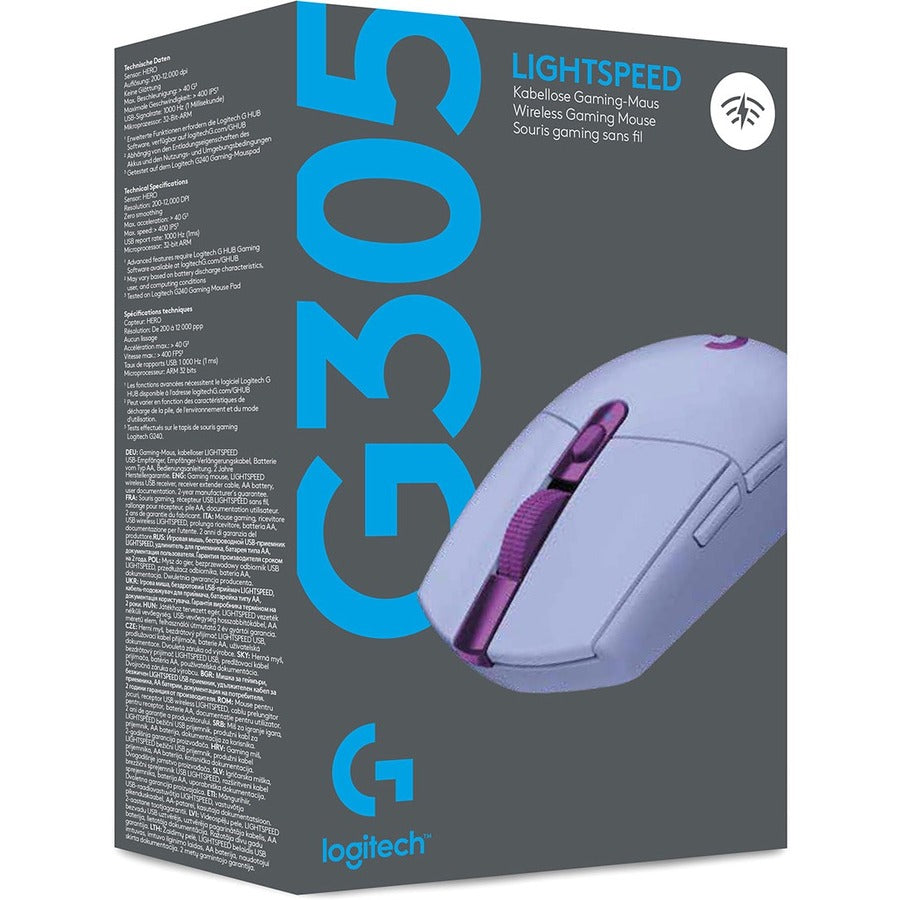 G305 WIRELESS GAMING MOUSE LILAC