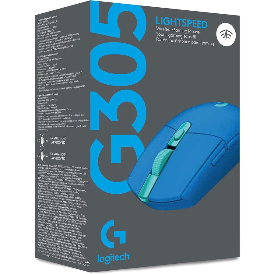 G305 WIRELESS GAMING MOUSE BLUE