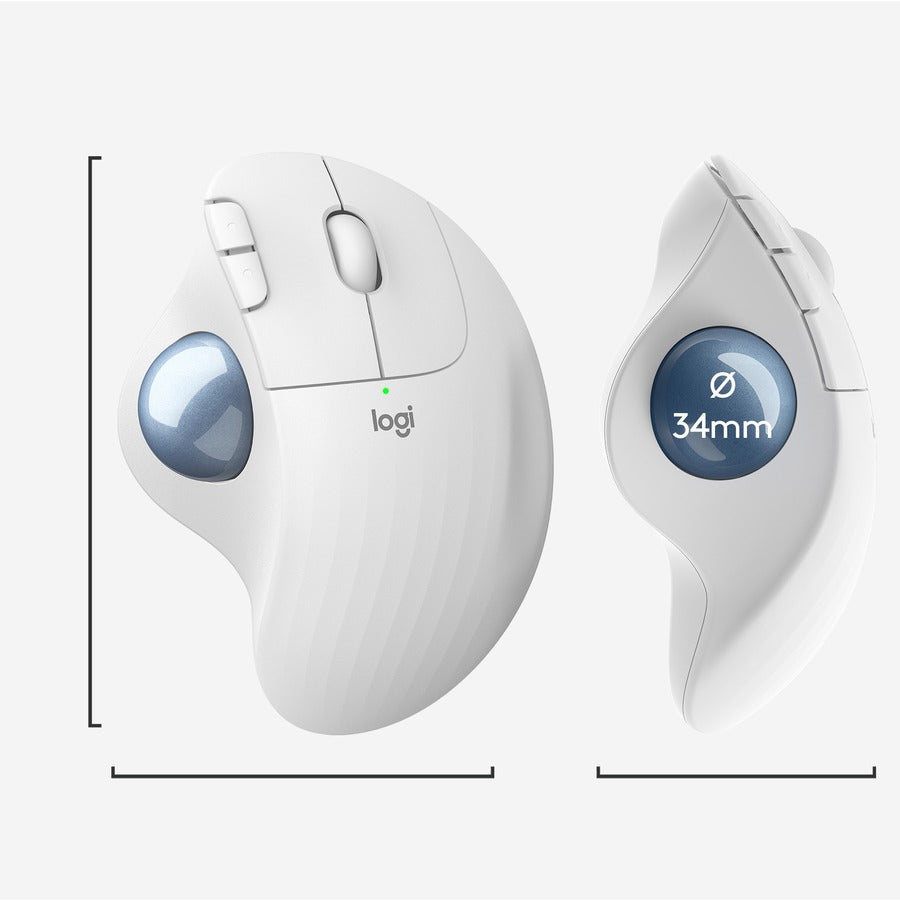 ERGO M575 WIRELESS TRACKBALL OFF WHITE