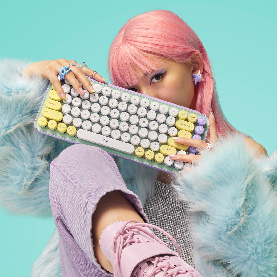 POP KEYS WL MECH KEYB DAYDREAM MINT WITH EMOJI KEYS