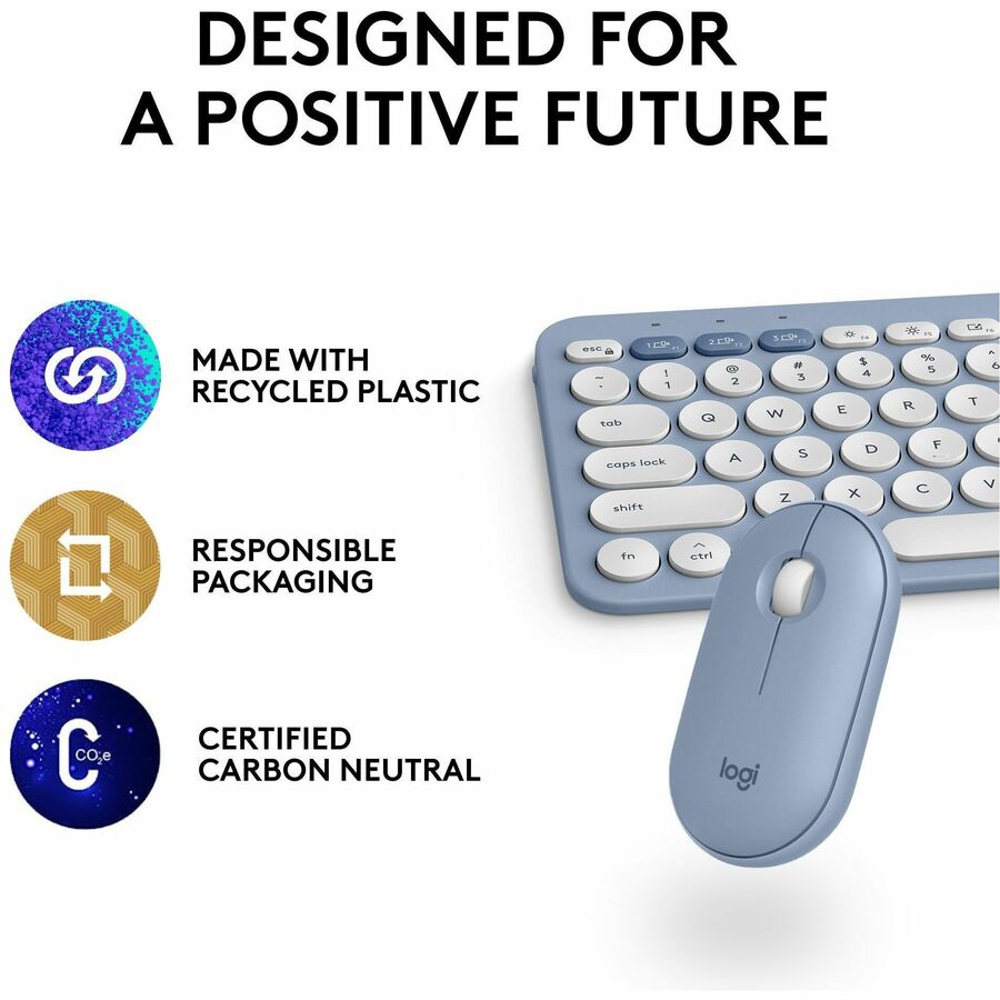 PEBBLE 2 COMBO MK FOR MAC TONAL BLUE