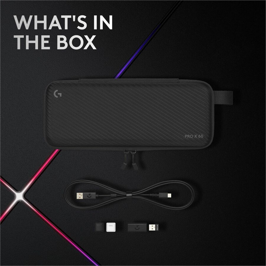 PRO X 60 LIGHTSPEED - WHITE LINEAR MECHANICAL GAMING KEYBOARD