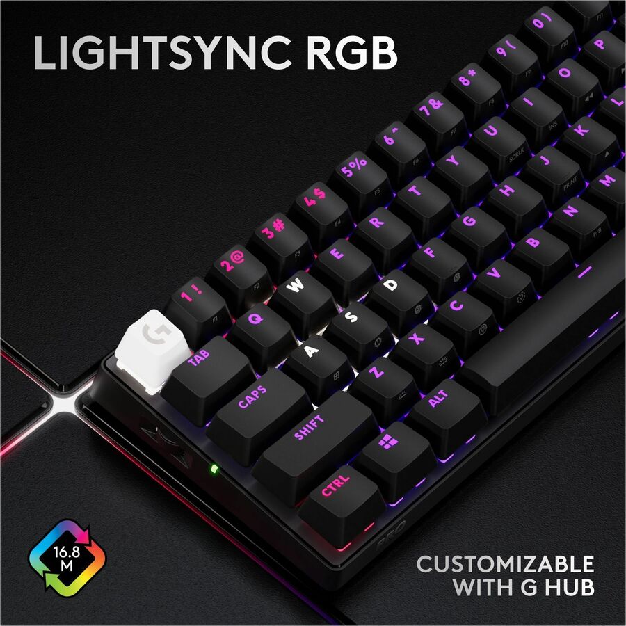 PRO X 60 LIGHTSPEED - BLACK LINEAR MECHANICAL GAMING KEYBOARD