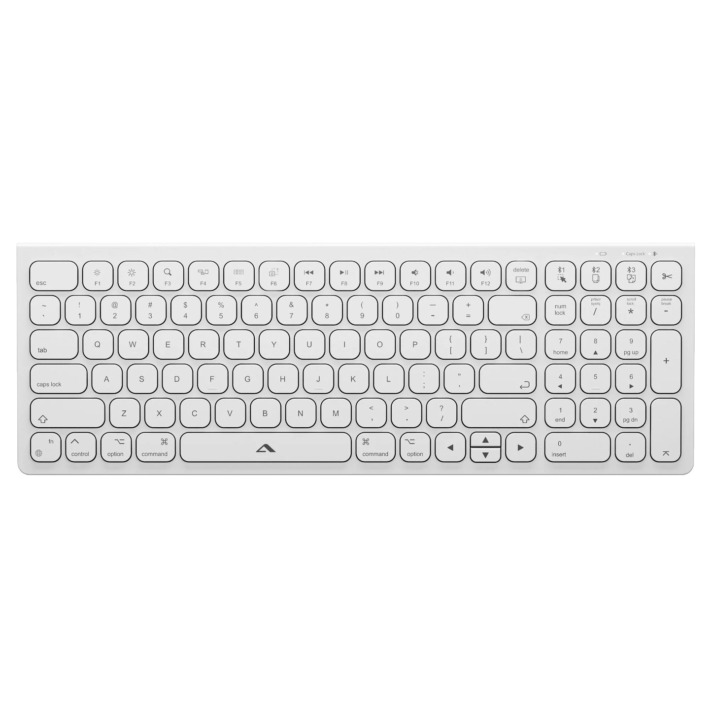 Echelon USB-C Compact Rechargeable Wireless Keyboard for macOS