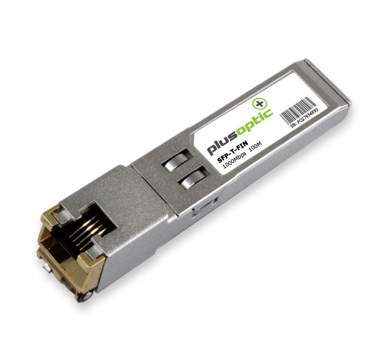 Finisar compatible (FCLF-8520-3, FCLF-8521-3), 1000Mbps, Copper SFP, 100M Transceiver, RJ-45 Connector for Copper
