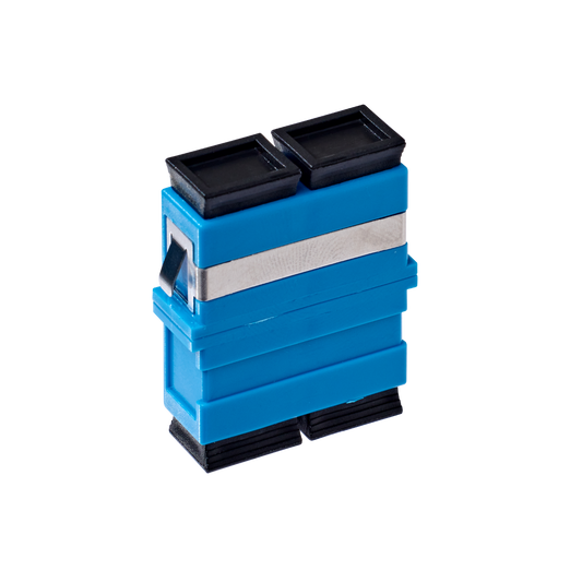 SC OS1/OS2 Singlemode Through Coupler Flangeless Duplex | Blue