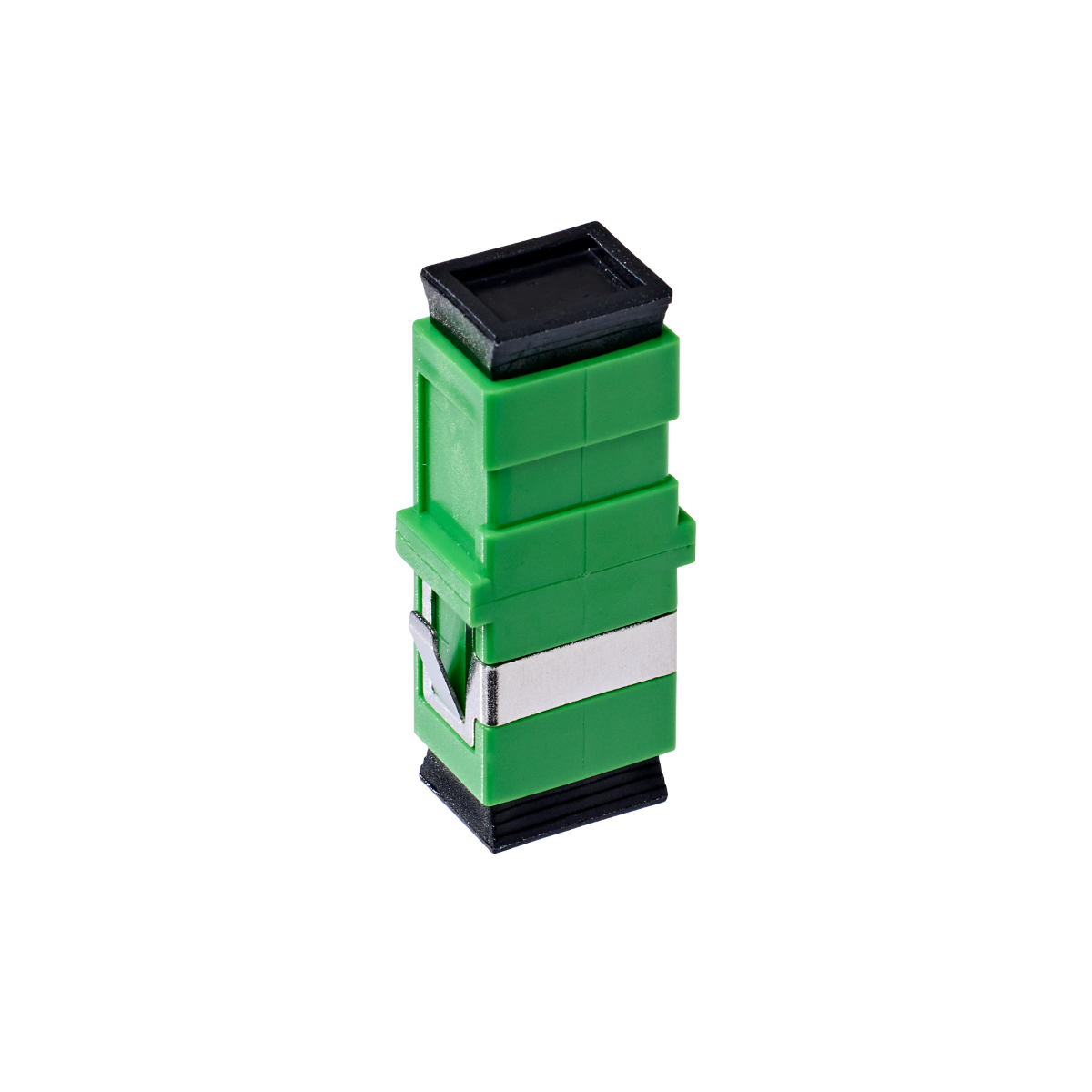 SC/APC OS1/OS2 Singlemode Through Coupler Flangeless Simplex| Green
