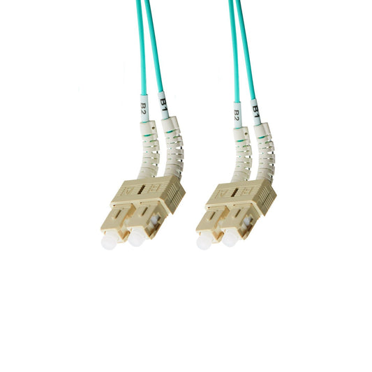 3m SC-SC Flexi Boot OM4 Multimode Fibre Optic Duplex Patch Leads