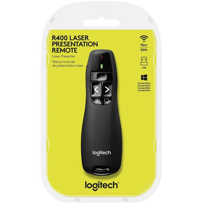WRLS PRESENTER R400 50FT RANGE RED LASER POINTER/RECEIVER/CASE
