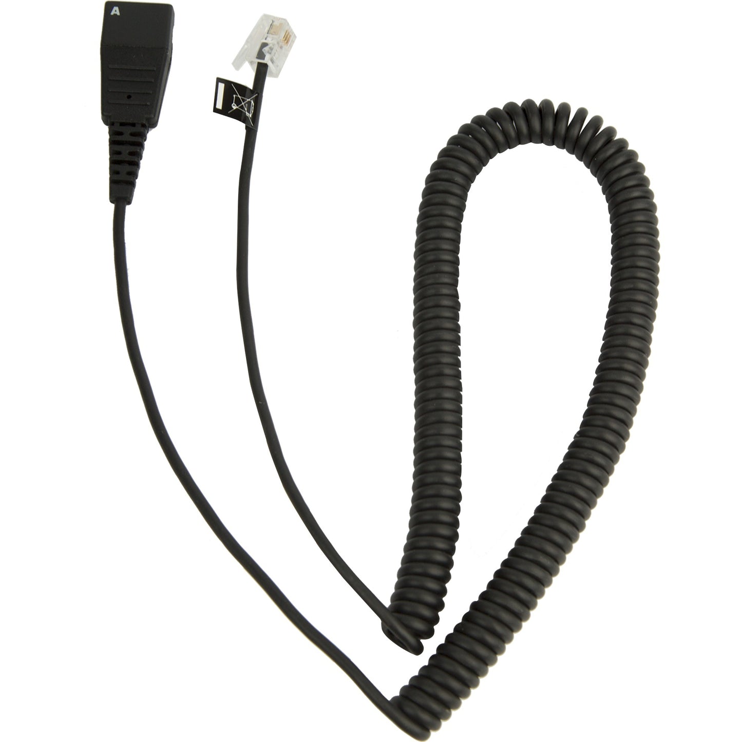 QUICK DISCONNECT TO RJ-9 COILED CORD FOR CISCO 794X/796X/797X