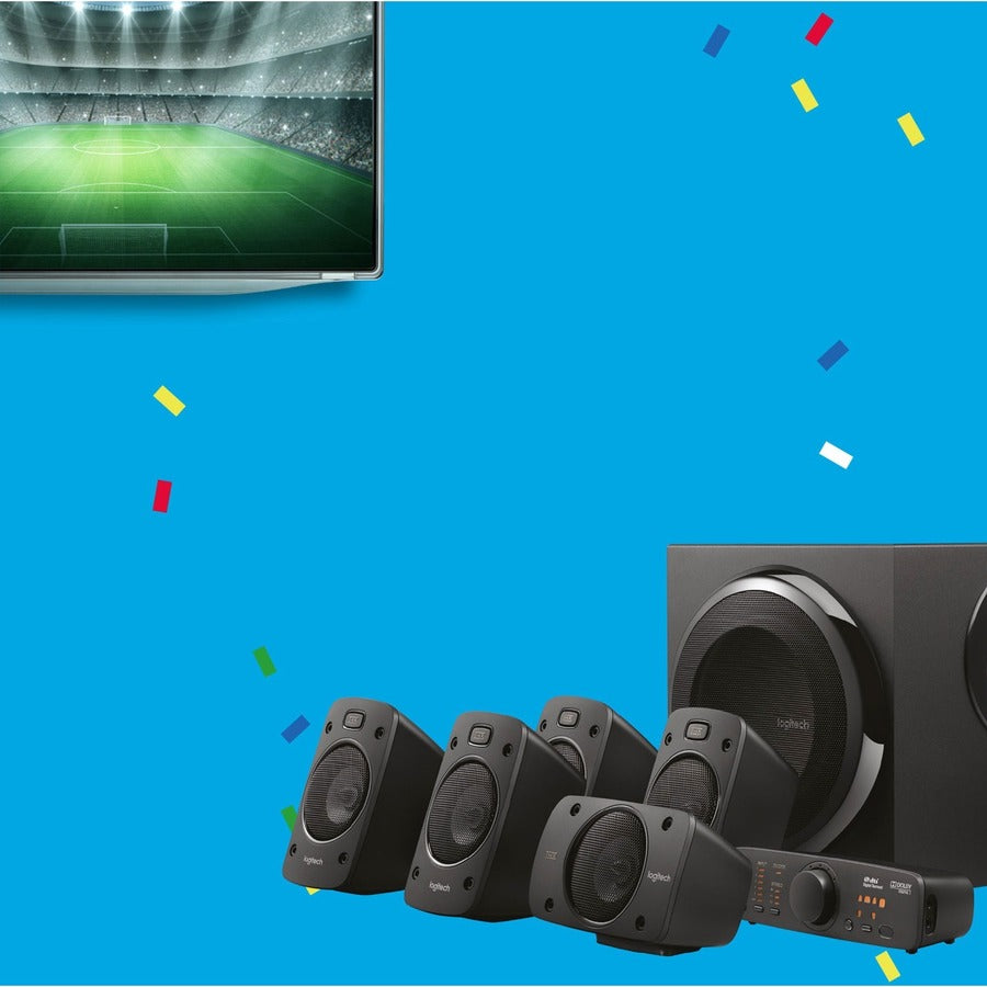 Z906 5.1CH BLK RCA 500W DOLBY SURROUND SUBWOOFER