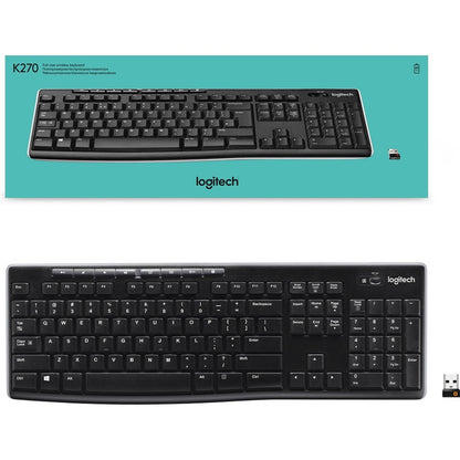 LOGITECH K270 WIRELESS KB - CAN B2B W/ LOGI UNIFYING TECHNOLOGY