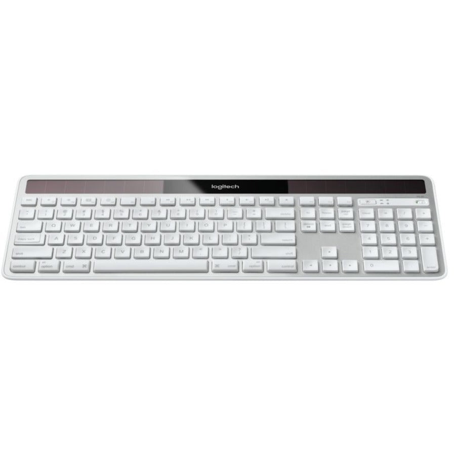 LOGITECH WIRELESS SOLAR KEYBOARD FOR MAC FULL SIZE SILVER