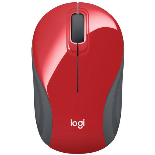 LOGITECH M187 WIRELESS MINI RED EXTRA SMALL DESIGN