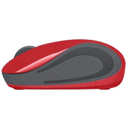 LOGITECH M187 WIRELESS MINI RED EXTRA SMALL DESIGN