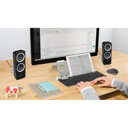 LOGITECH Z200 PC SPEAKERS BLACK