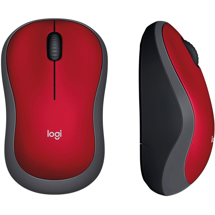 M185 COMFORT WRLS MOUSE RED PLUG N PLAY