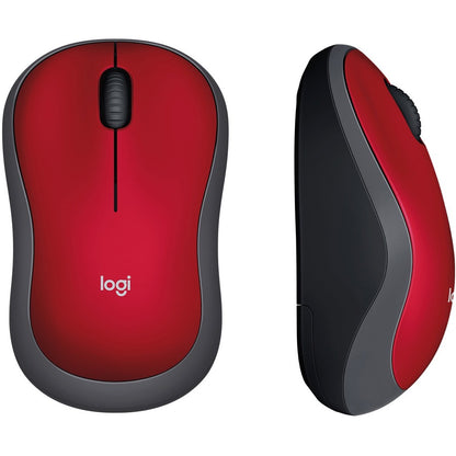 M185 COMFORT WRLS MOUSE RED PLUG N PLAY