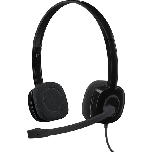 H151 STEREO HEADSET 3.5MM JACK BLACK