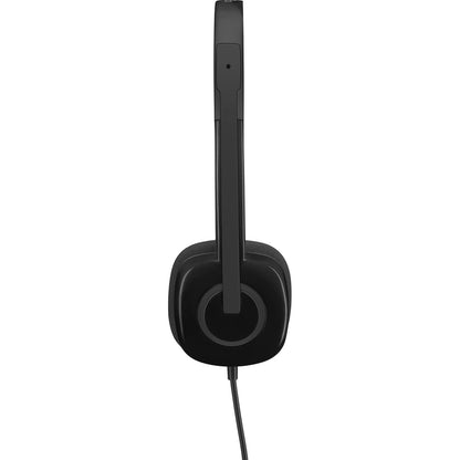 H151 STEREO HEADSET 3.5MM JACK BLACK