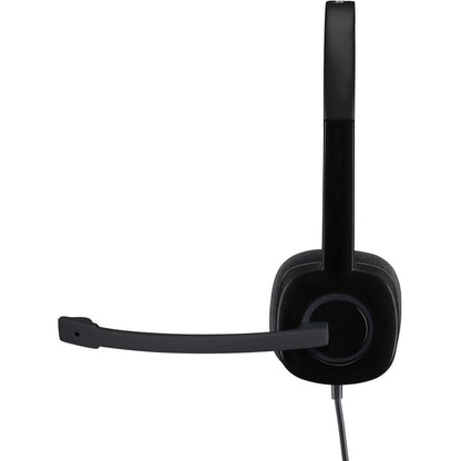 H151 STEREO HEADSET 3.5MM JACK BLACK