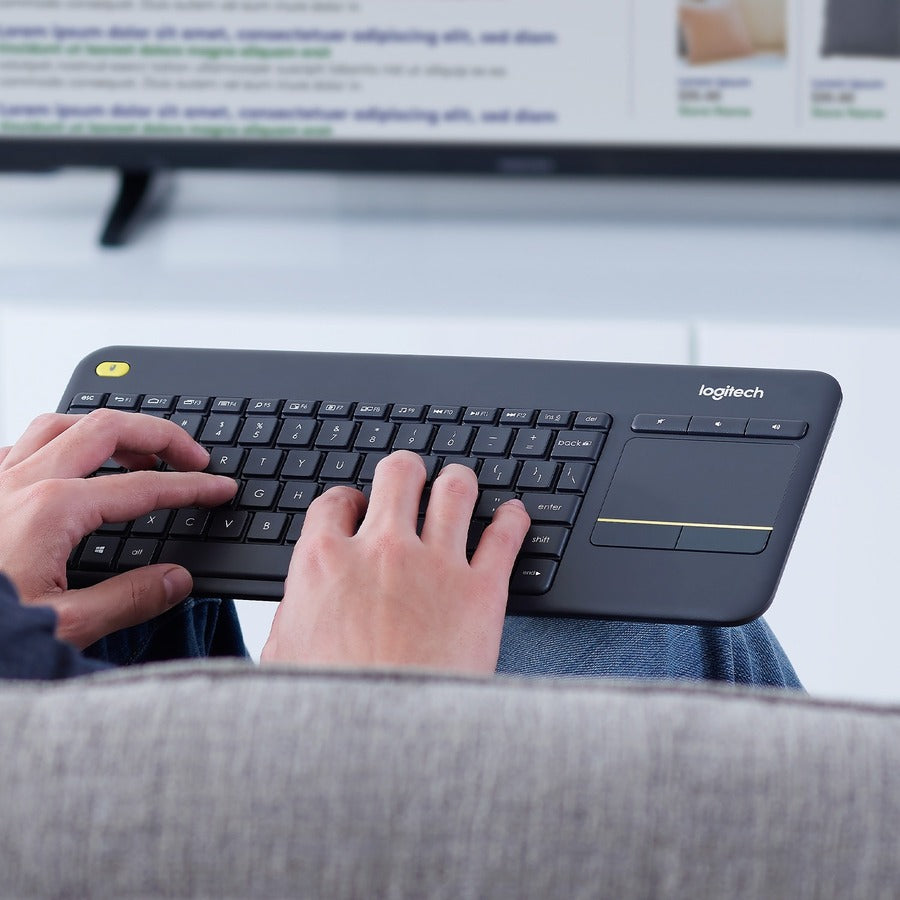 K400 PLUS WRLS TOUCH KEYB BLK