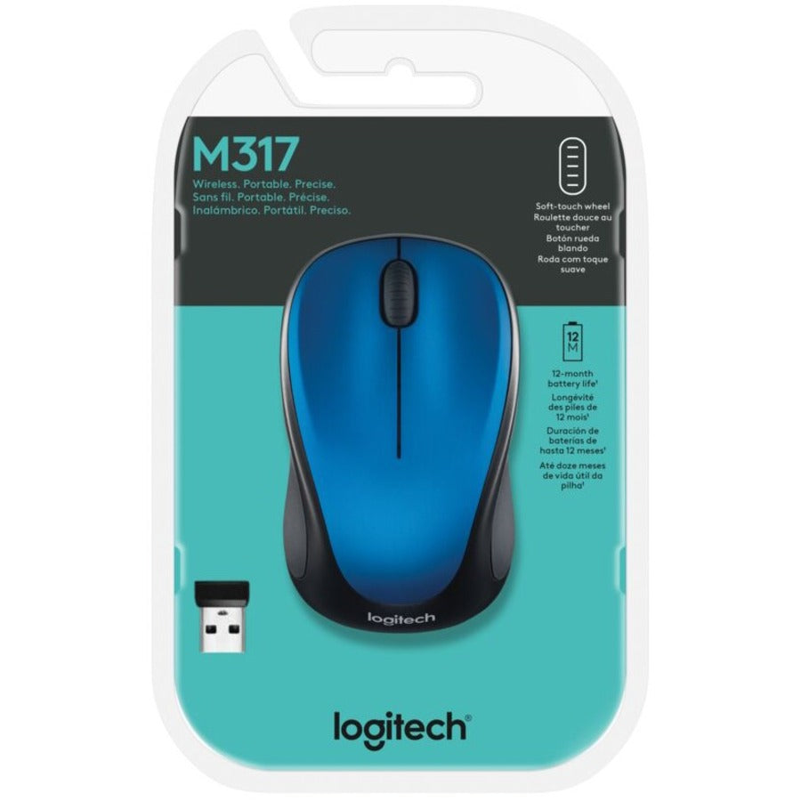 WL MOUSE M317 HIGH-DEFI TRACKING STEEL BLUE
