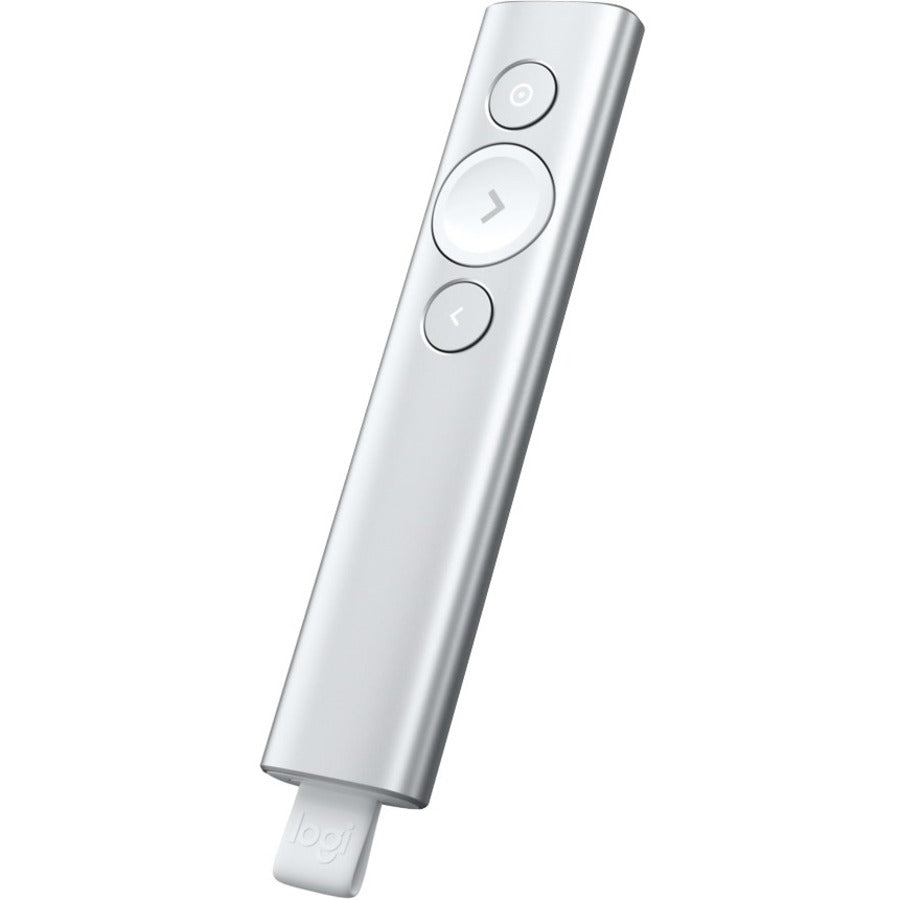 SPOTLIGHT PRESENTATION REMOTE SILVER NAVIGATE SLIDES 100FT AWAY