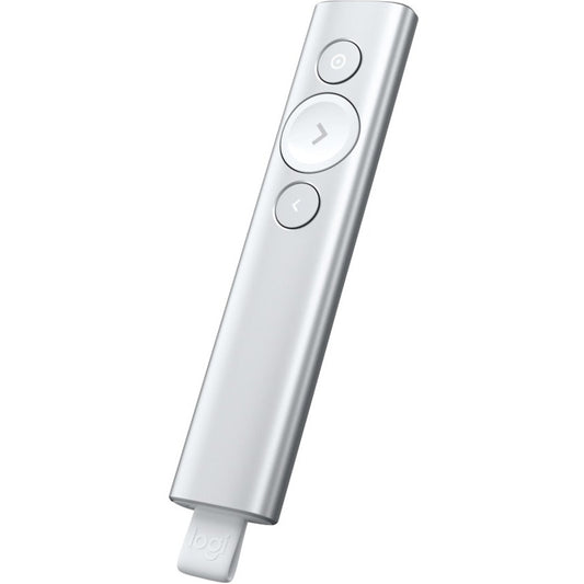 SPOTLIGHT PRESENTATION REMOTE SILVER NAVIGATE SLIDES 100FT AWAY
