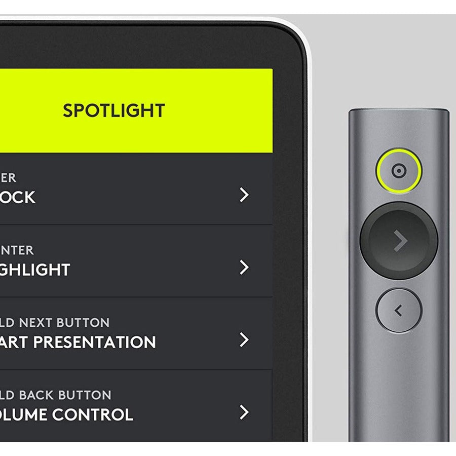 SPOTLIGHT PRESENTATION REMOTE SLATE NAVIGATE SLIDES 100FT AWAY