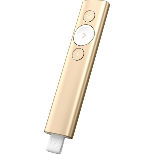 SPOTLIGHT PRESENTATION REMOTE GOLD NAVIGATE SLIDES 100FT AWAY