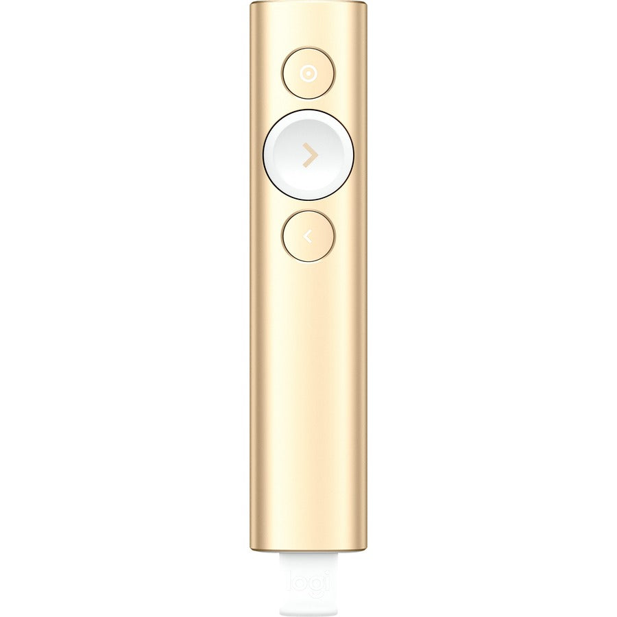 SPOTLIGHT PRESENTATION REMOTE GOLD NAVIGATE SLIDES 100FT AWAY