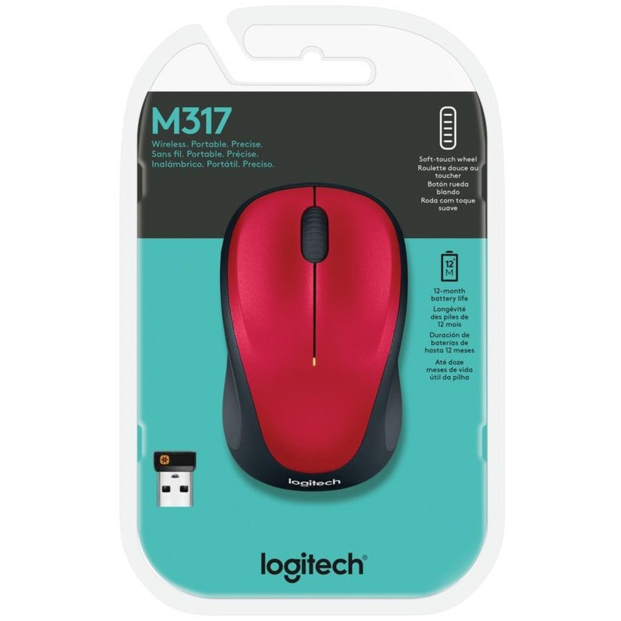 WL MOUSE M317 HIGH-DEF TRACKING RED