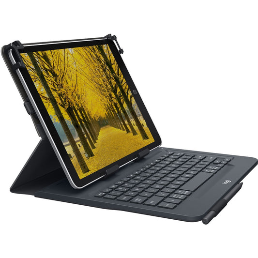 UNIVERSAL FOLIO W/ KEYBOARD FITS MOST 9-10 TABLETS W/KEYBOARD