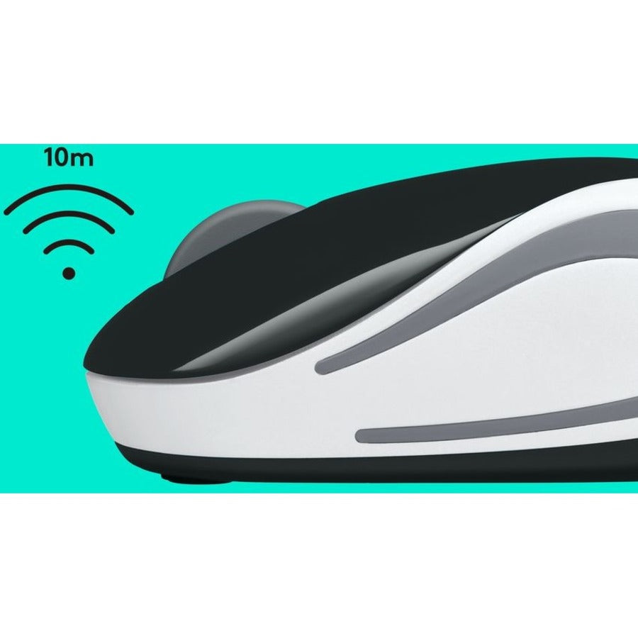 M187 ULTRA PORTABLE MOUSE BLK W/ WHITE STRIPE