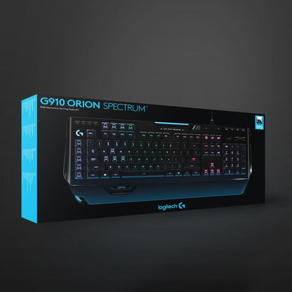 LOGITECH G910 ORION RGB WIRED MECHANICAL KEYBOARD BLACK