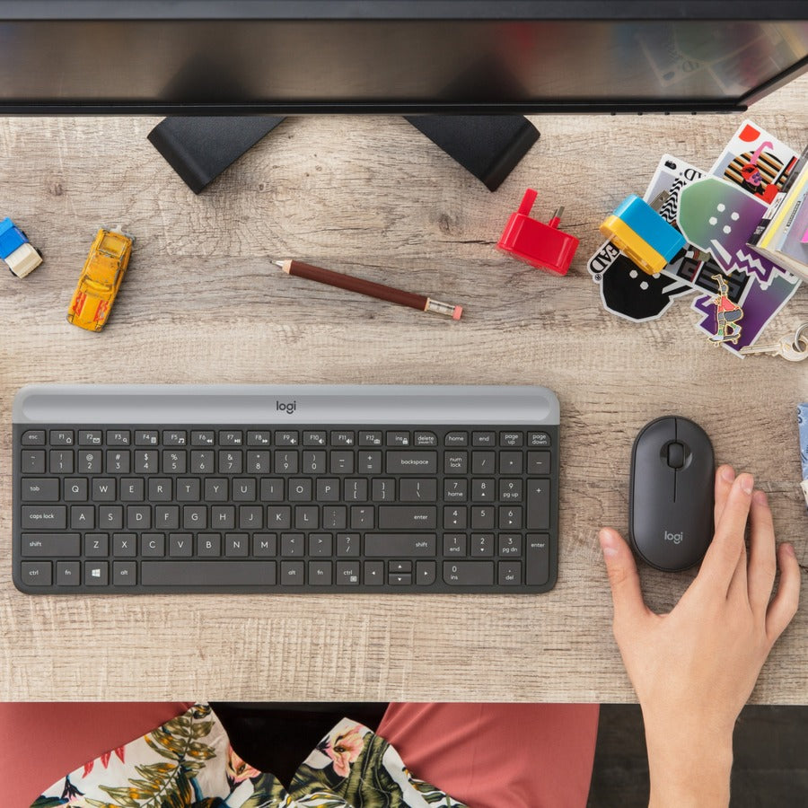 MK470 WRLS SLIM KEYB/MOUSE COMBO GRAPHITE