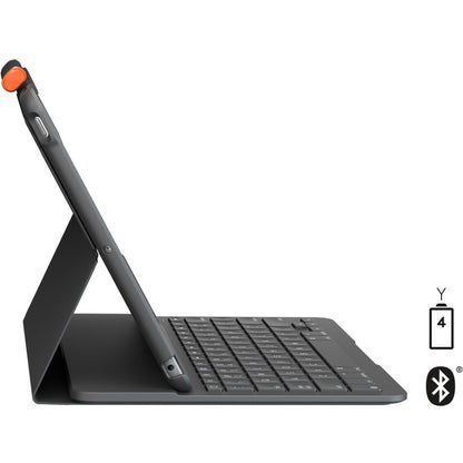SLIM FOLIO KEYB IPAD 7TH GEN GRAPHITE