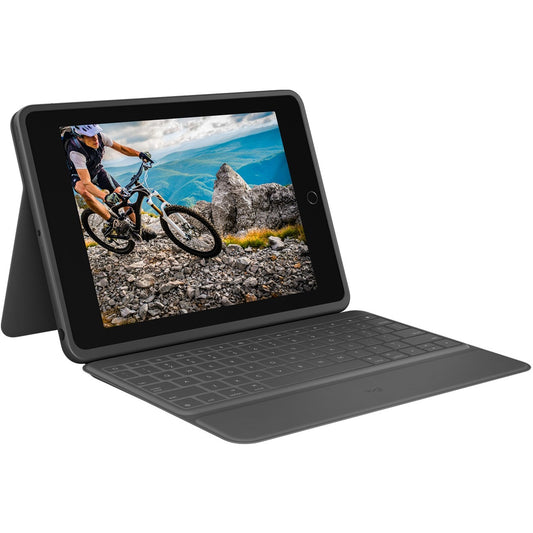 RUGGED FOLIO KEYB IPAD GRAPHITE 7TH  8TH  9TH GEN