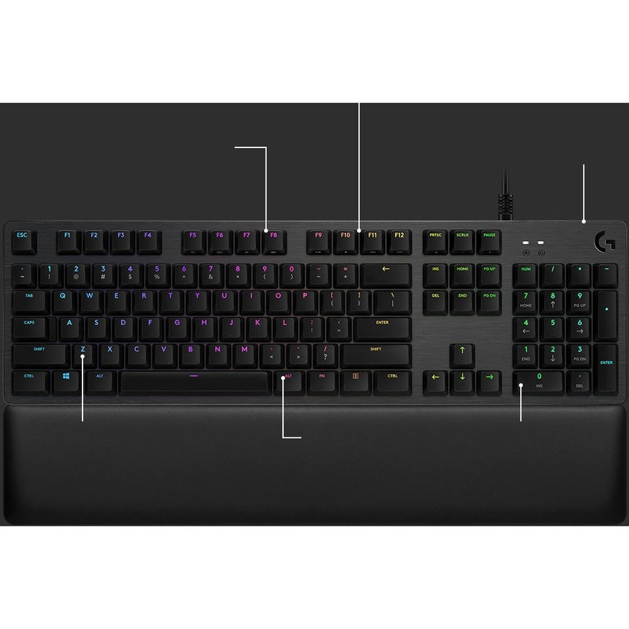 G513 RGB MECHANICAL GAMING KEYB BROWN NEW REFRESHED W/GX RED BROWN