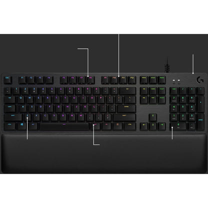 G513 RGB MECHANICAL GAMING KEYB BROWN NEW REFRESHED W/GX RED BROWN