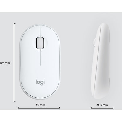 MK470 WRLS SLIM KB COMBO WHITE