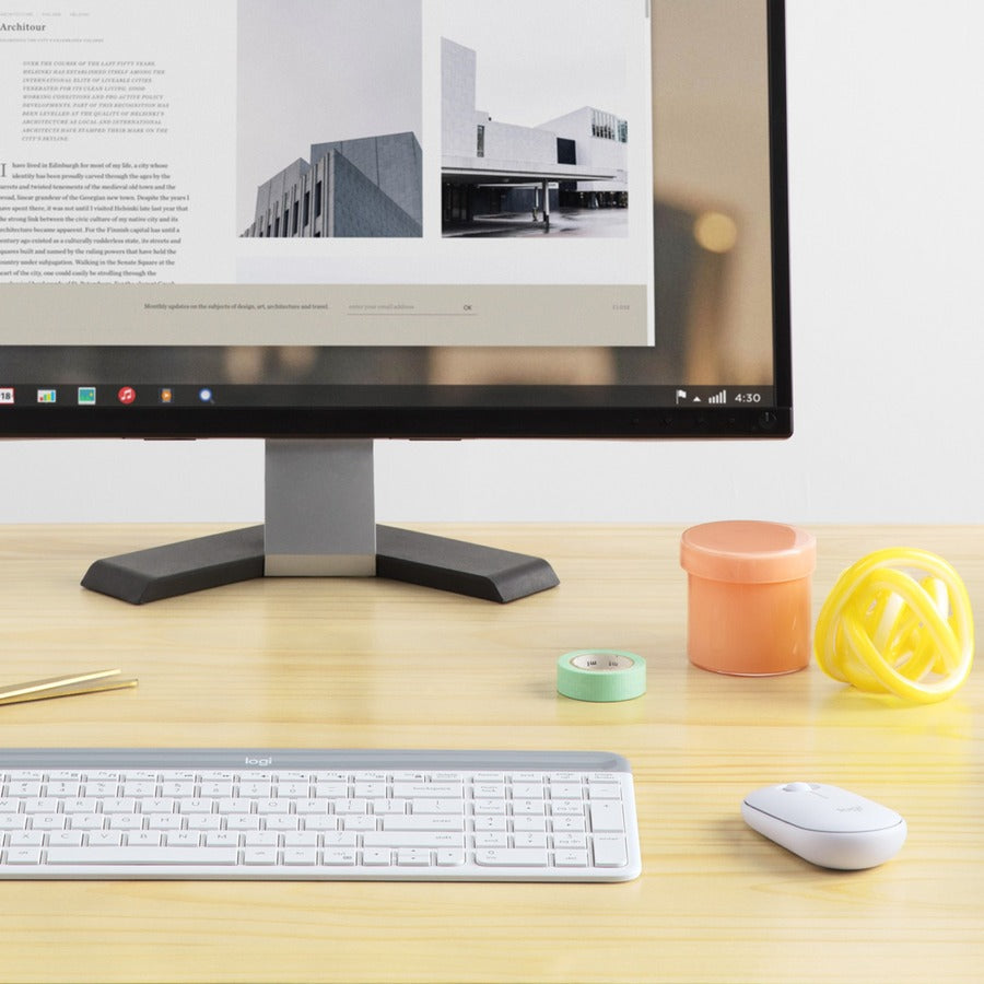 MK470 WRLS SLIM KB COMBO WHITE